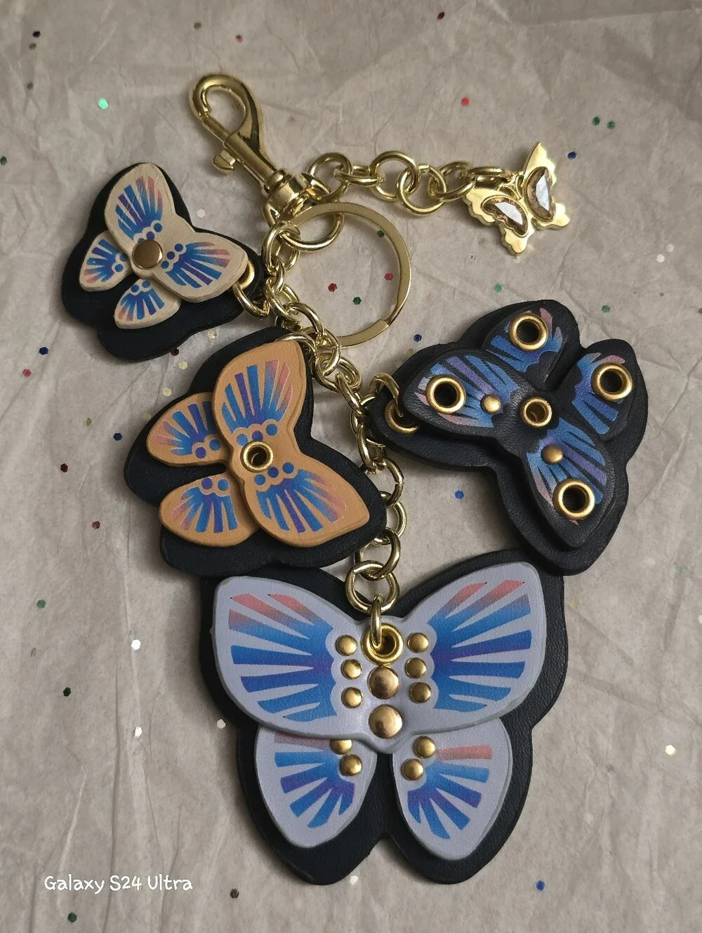 Butterfly Bag Charm/keychain NEW